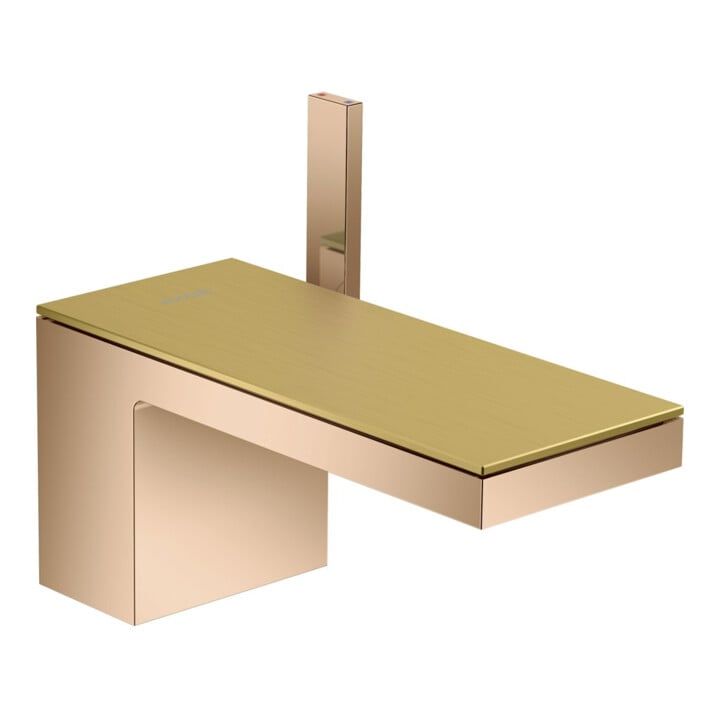 hansgrohe Platte Axor MyEdition 200x82mm, brushed gold optic, Metall