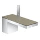 hansgrohe Platte Axor MyEdition 200x82mm, brushed nickel, Metall