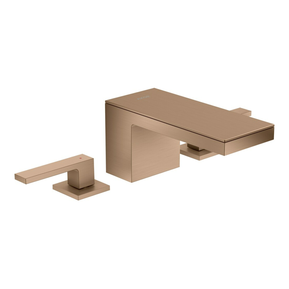 hansgrohe Platte Axor MyEdition 200x82mm, brushed red gold, Metall