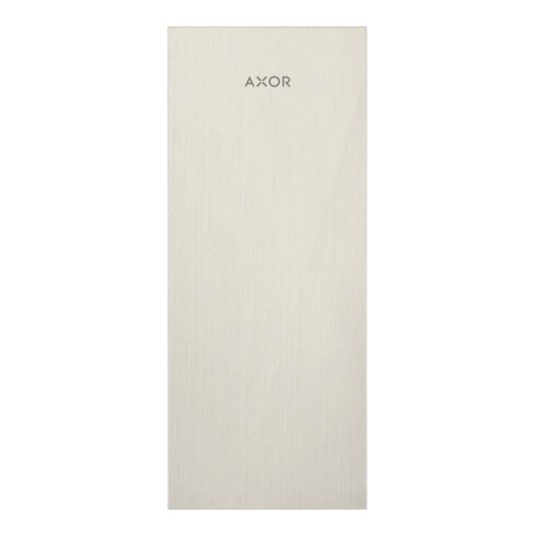hansgrohe Platte Axor MyEdition 200x82mm, Edelstahl-Optik, Metall