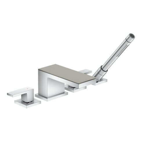 hansgrohe Platte Axor MyEdition 200x82mm, Edelstahl-Optik, Metall