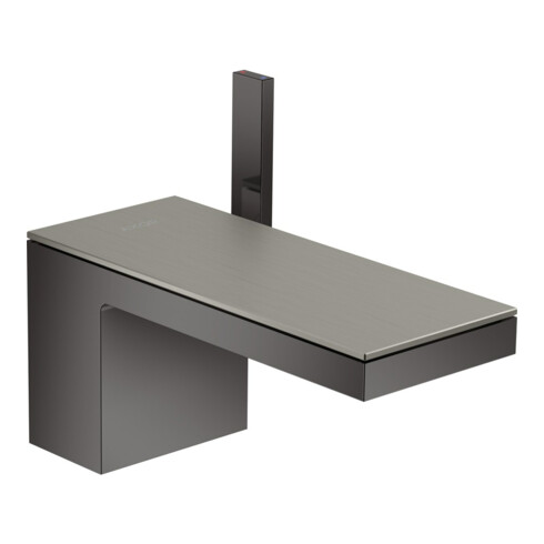 hansgrohe Platte Axor MyEdition 200x82mm, Edelstahl-Optik, Metall