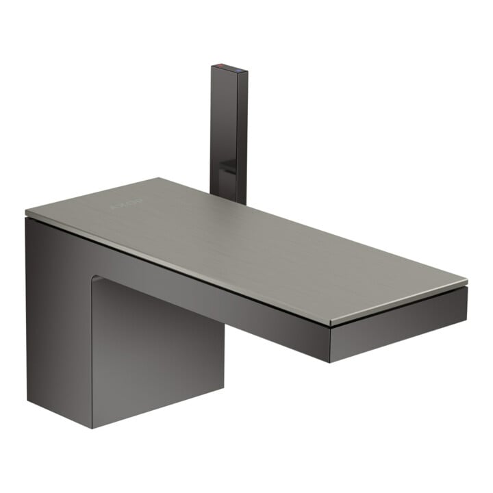 hansgrohe Platte Axor MyEdition 200x82mm, Edelstahl-Optik, Metall