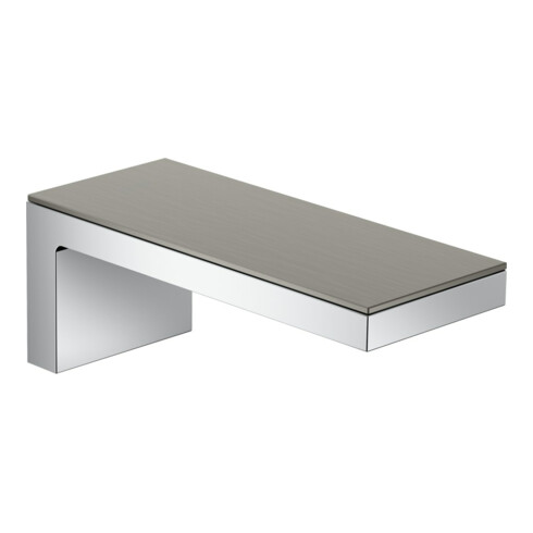 hansgrohe Platte Axor MyEdition 200x82mm, Edelstahl-Optik, Metall