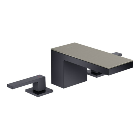 hansgrohe Platte Axor MyEdition 200x82mm, Edelstahl-Optik, Metall