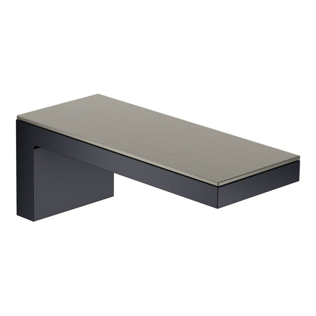 hansgrohe Platte Axor MyEdition 200x82mm, Edelstahl-Optik, Metall