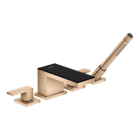 hansgrohe Platte Axor MyEdition 200x82mm, Glas, schwarz