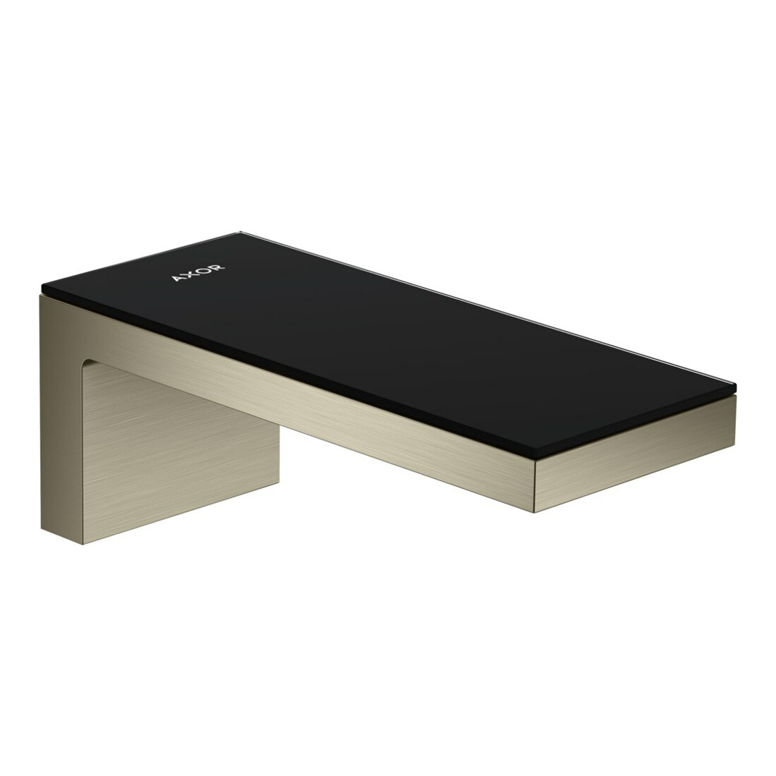hansgrohe Platte Axor MyEdition 200x82mm, Glas, schwarz