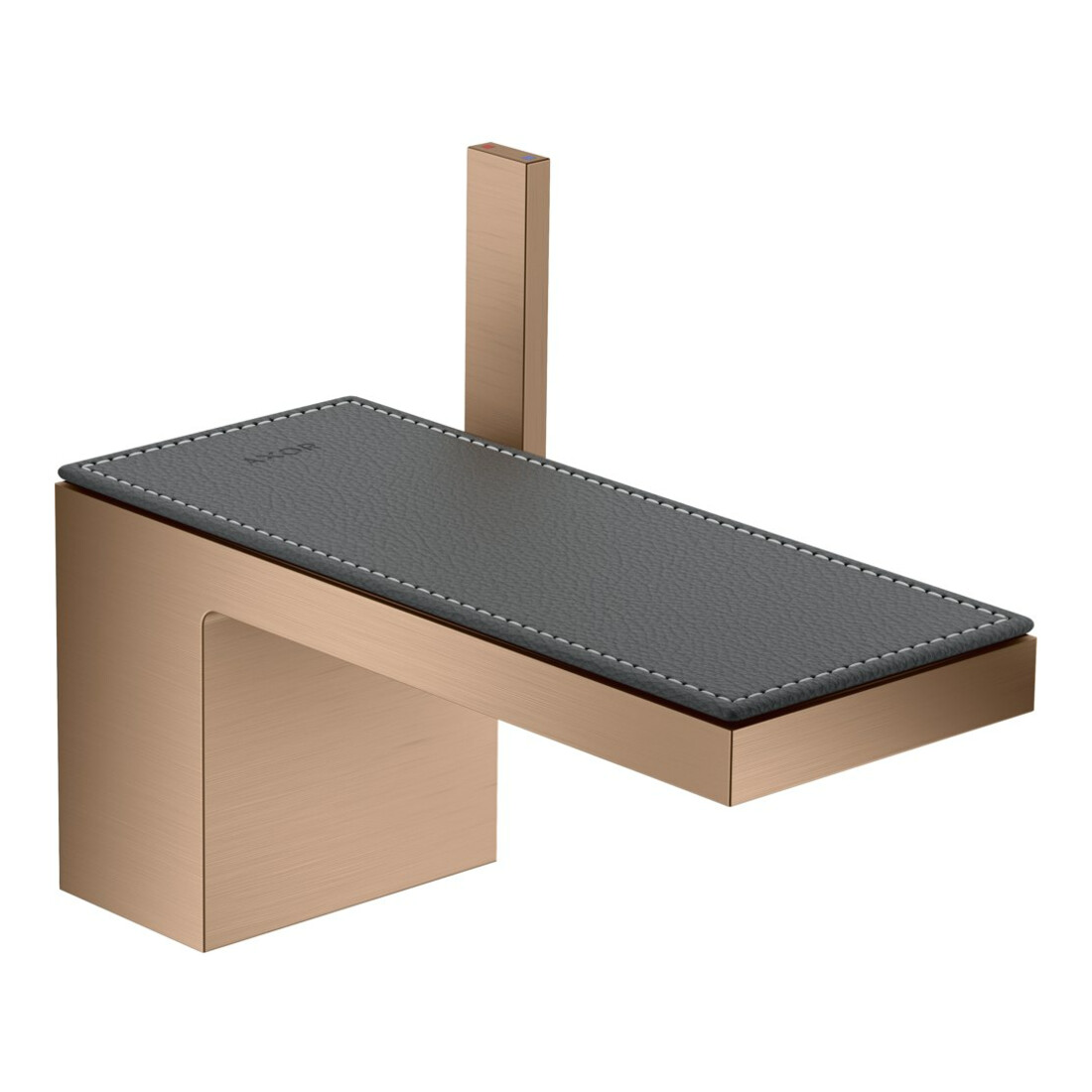 hansgrohe Platte Axor MyEdition 200x82mm, Leder grau