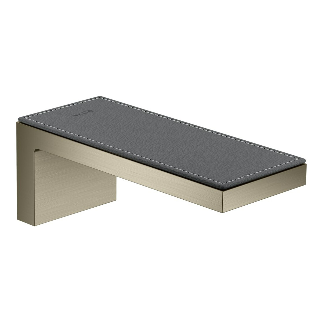 hansgrohe Platte Axor MyEdition 200x82mm, Leder grau