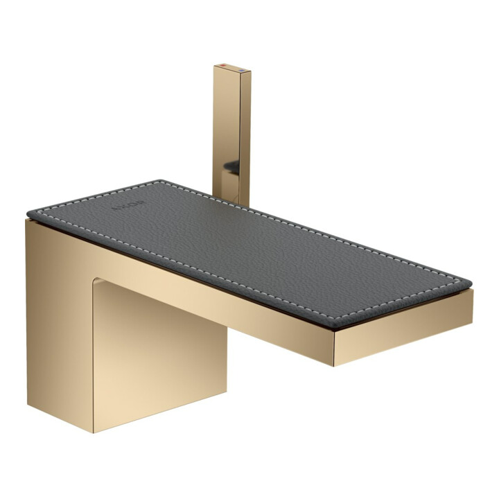 hansgrohe Platte Axor MyEdition 200x82mm, Leder grau