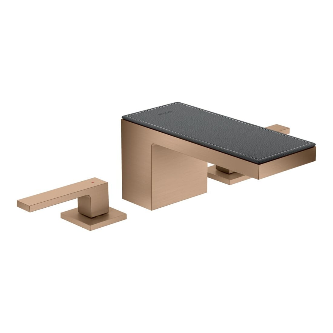 hansgrohe Platte Axor MyEdition 200x82mm, Leder grau