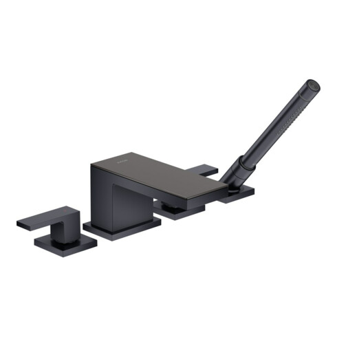 hansgrohe Platte Axor MyEdition 200x82mm, polished black chrome, Metall