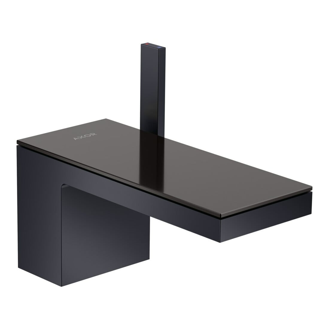 hansgrohe Platte Axor MyEdition 200x82mm, polished black chrome, Metall