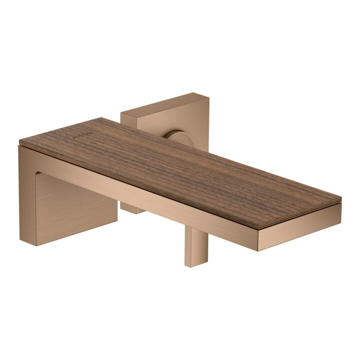 hansgrohe Platte Axor MyEdition 245x82mm, amerikanischer Nussbaum