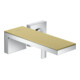 hansgrohe Platte Axor MyEdition 245x82mm, brushed brass, Metall