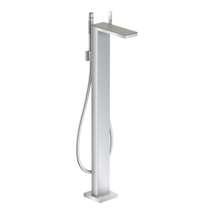 hansgrohe Platte Axor MyEdition 245x82mm, Edelstahl-Optik, Metall