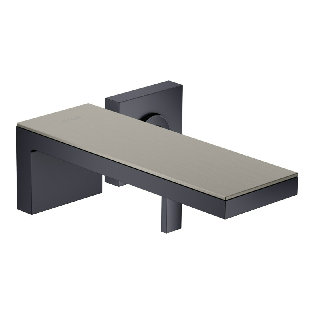 hansgrohe Platte Axor MyEdition 245x82mm, Edelstahl-Optik, Metall