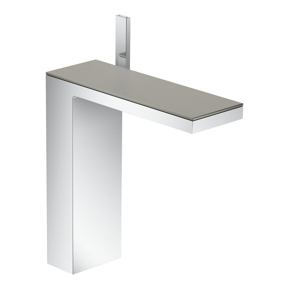 hansgrohe Platte Axor MyEdition 245x82mm, Edelstahl-Optik, Metall