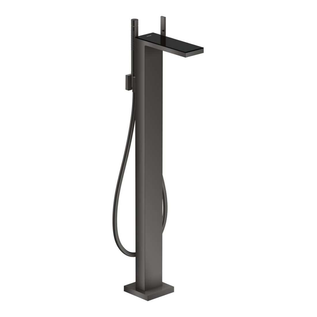 hansgrohe Platte Axor MyEdition 245x82mm, Glas, schwarz
