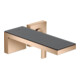 hansgrohe Platte Axor MyEdition 245x82mm, Leder grau-2
