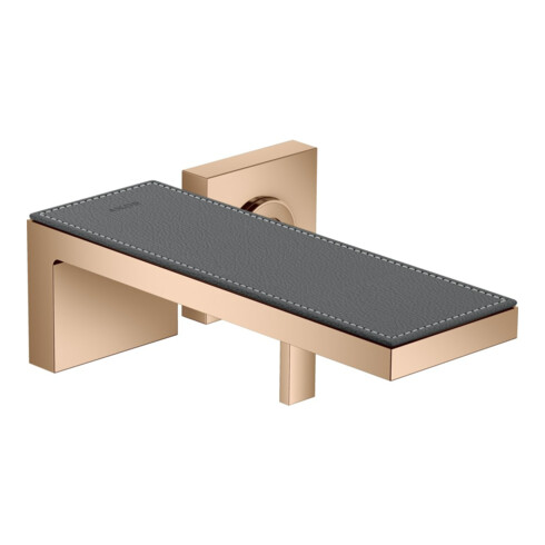 hansgrohe Platte Axor MyEdition 245x82mm, Leder grau