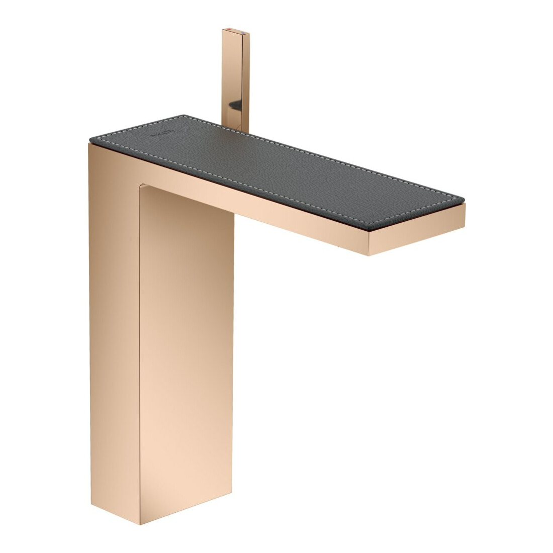 hansgrohe Platte Axor MyEdition 245x82mm, Leder grau
