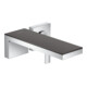 hansgrohe Platte Axor MyEdition 245x82mm, polished black chrome, Metall-4