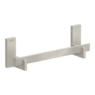 hansgrohe Poignée Axor Uni rectangulaire 340 mm, fixation murale, aspect inox