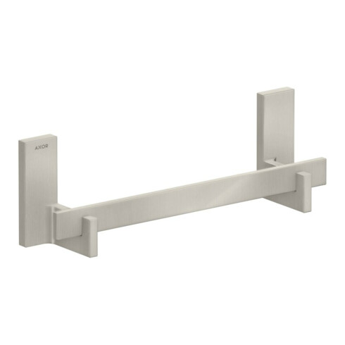 hansgrohe Poignée Axor Uni rectangulaire 340 mm, fixation murale, aspect inox