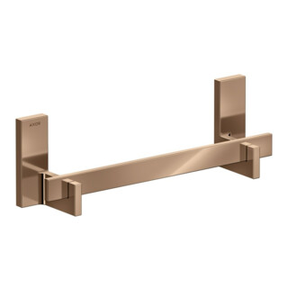 hansgrohe Poignée Axor Uni rectangulaire 340 mm, fixation murale, or rouge poli