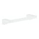 hansgrohe Poignée de porte de douche AddStoris L 398 mm, verre 6-12 mm, métal, blanc mat-1
