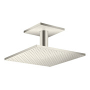 hansgrohe Pomme de douche Axor m plafond, 300x300 mm, 1 an, aspect inox