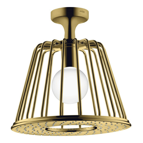 hansgrohe Pomme de douche Axor Nendo 275 1jet à raccord plafond, 275 mm, 1 jet, poli or optique