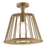 hansgrohe Pomme de douche Axor Nendo 275 1jet avec raccord plafond, 275 mm, 1 jet, bronze brossé