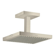 hansgrohe Pomme de douche Axor Starck plafond, 240x240 mm, 1 an, nickel brossé