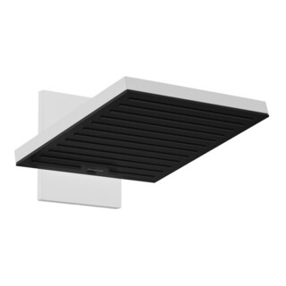 Hansgrohe Pomme de douche Pulsify E avec raccord mural, blanc mat