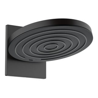 hansgrohe Pomme de douche Pulsify S 260 avec raccord mural, 2 jets, noir mat
