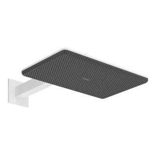 hansgrohe Pomme de douche Raindance Alive Q 2jets, EcoSmart, Pression min. 0,9 b, blanc mat
