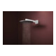 hansgrohe Pomme de douche Raindance Alive S 2 jets, EcoSmart, Pression min. 1,2 b, blanc mat
