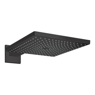 hansgrohe Pomme de douche Raindance E 300 390 mm bras de douche, 1 jet, noir mat