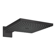 hansgrohe Pomme de douche Raindance E 300 390 mm bras de douche, 1 jet, noir mat-1
