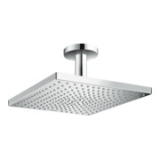 hansgrohe Pomme de douche Raindance E 300 avec raccord plafond, 1 jet, chrome
