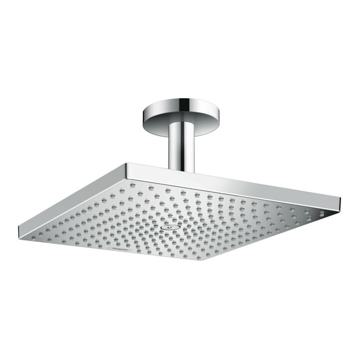hansgrohe Pomme de douche Raindance E 300 avec raccord plafond, 1 jet, chrome