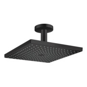 hansgrohe Pomme de douche Raindance E 300 avec raccord plafond, 1 jet, noir mat-1