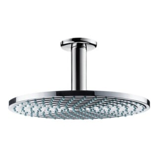hansgrohe Pomme de douche Raindance S 240 mm, chrome, avec raccord plafond, 1 an