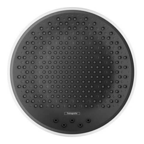 hansgrohe Pomme de douche Rainfinity 250 Sortie 273 mm, 3 jets, avec raccord mural, blanc mat