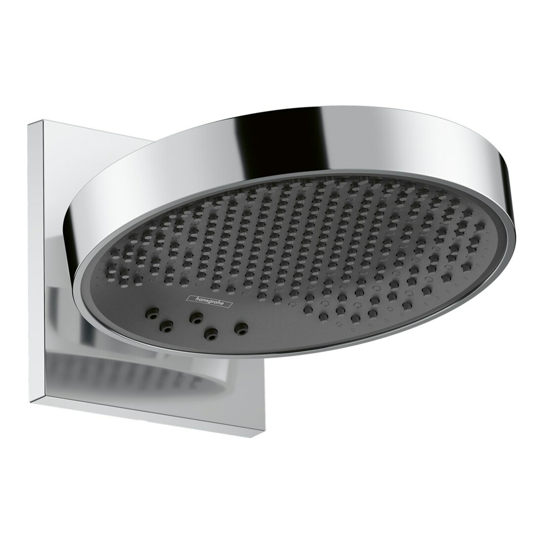 hansgrohe Pomme de douche Rainfinity 250, sortie 273 mm, 3 jets, avec raccord mural, chrome