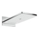 hansgrohe Pomme de douche Rainmaker Select 3jets, avec raccord mural, blanc/chrome-1