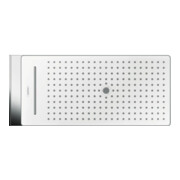 hansgrohe Pomme de douche Rainmaker Select 3jets, avec raccord mural, blanc/chrome-5